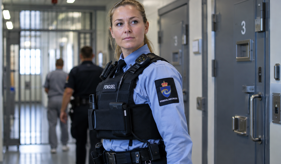 fengselsbetjent lønn