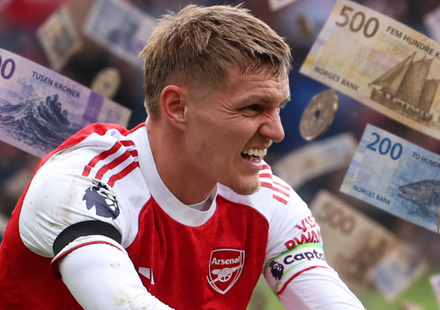 martin ødegaard lønn
