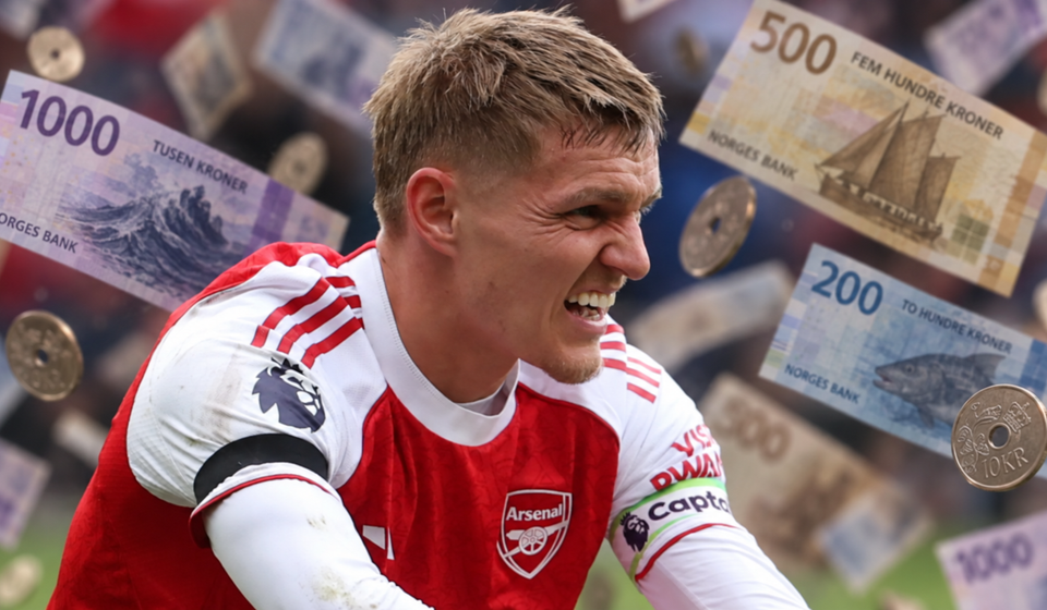 martin ødegaard lønn