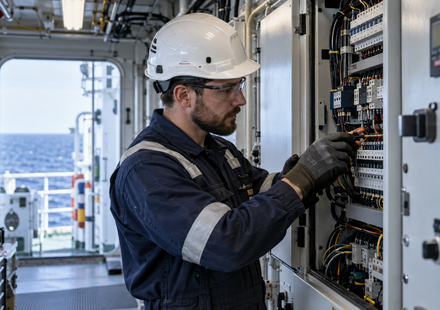 maritim elektriker lønn
