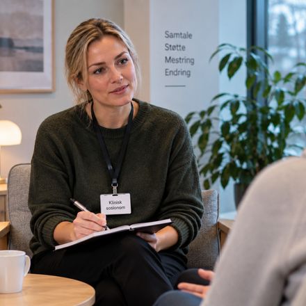 klinisk sosionom lønn